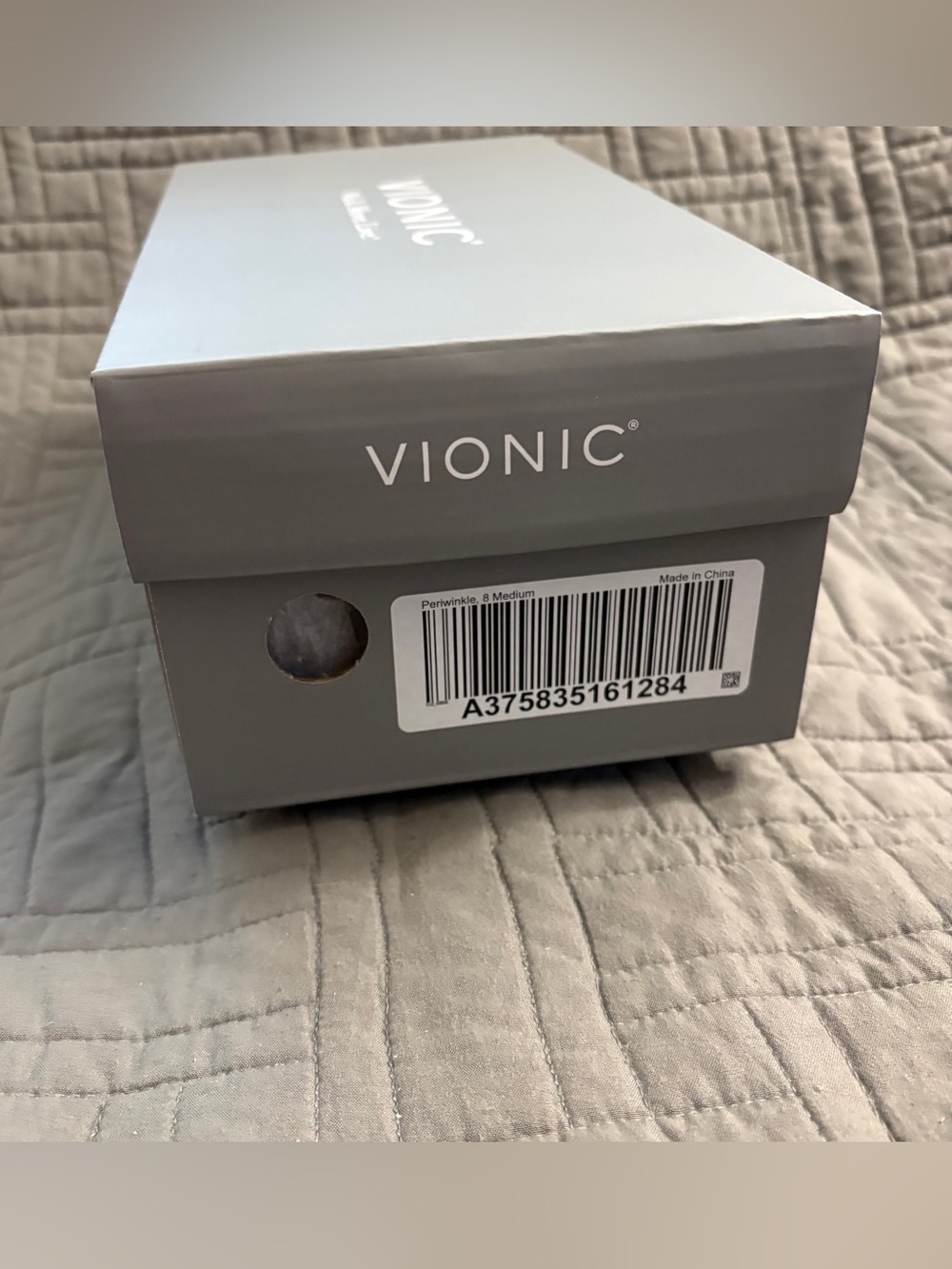 Vionic Tide Sally Leather Blue Flip Flop Sandals Shoes Women US 8 Orthotic New - Picture 12 of 13